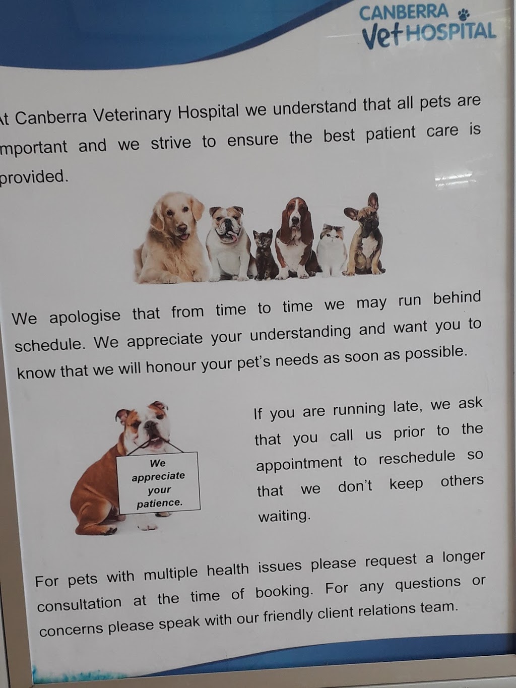 Canberra Veterinary Hospital | veterinary care | Federal Hwy, Lyneham ACT 2602, Australia | 0262413333 OR +61 2 6241 3333