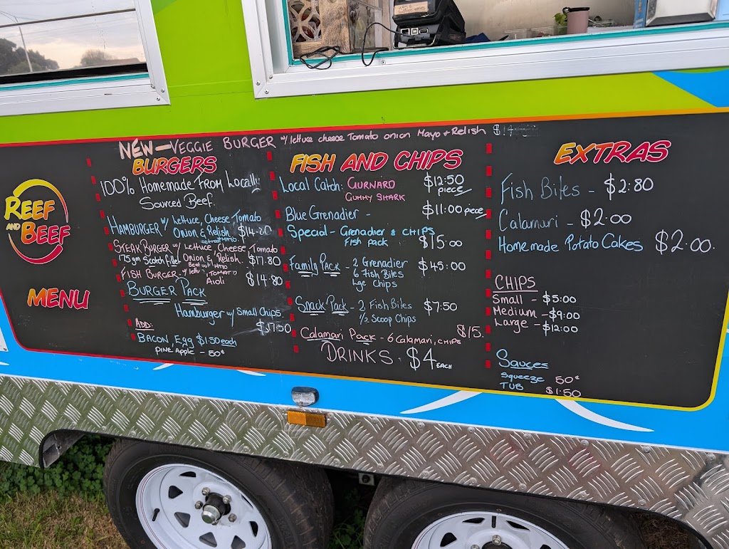 Reef and Beef - Mobile fish chips and burgers | 1 Tyers St, Stratford VIC 3862, Australia | Phone: 0419 475 325