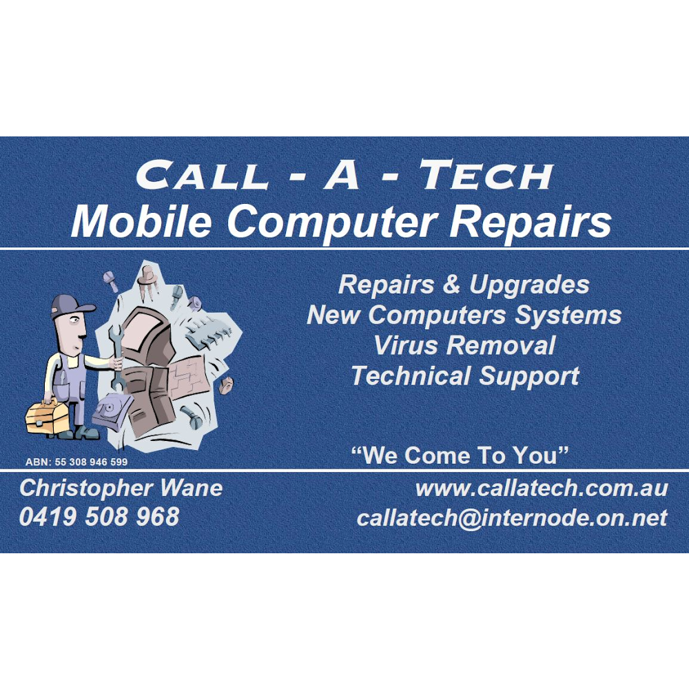 Call-A-Tech Mobile Computer Repairs | 24 Logan Dr, Wangaratta VIC 3677, Australia | Phone: 0419 508 968