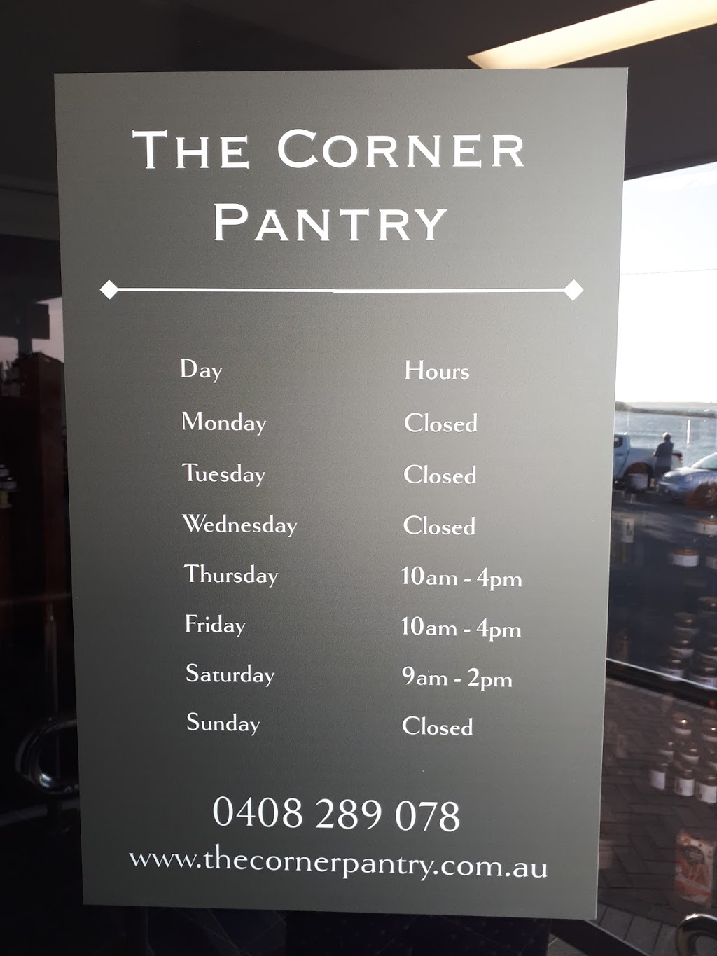 The Corner Pantry | cafe | 11 Beach St, Harrington NSW 2427, Australia | 0408289078 OR +61 408 289 078
