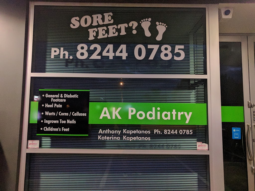 AK Podiatry | 3/95 Findon Rd, Findon SA 5023, Australia | Phone: (08) 8244 0785