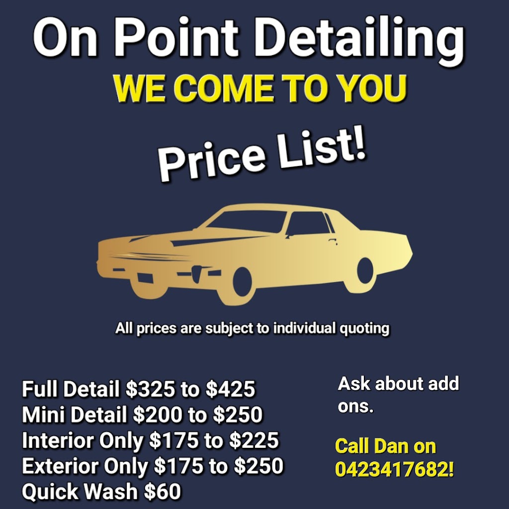 On Point Detailing Wagga | car wash | Crawford St, Ashmont NSW 2650, Australia | 0423417682 OR +61 423 417 682
