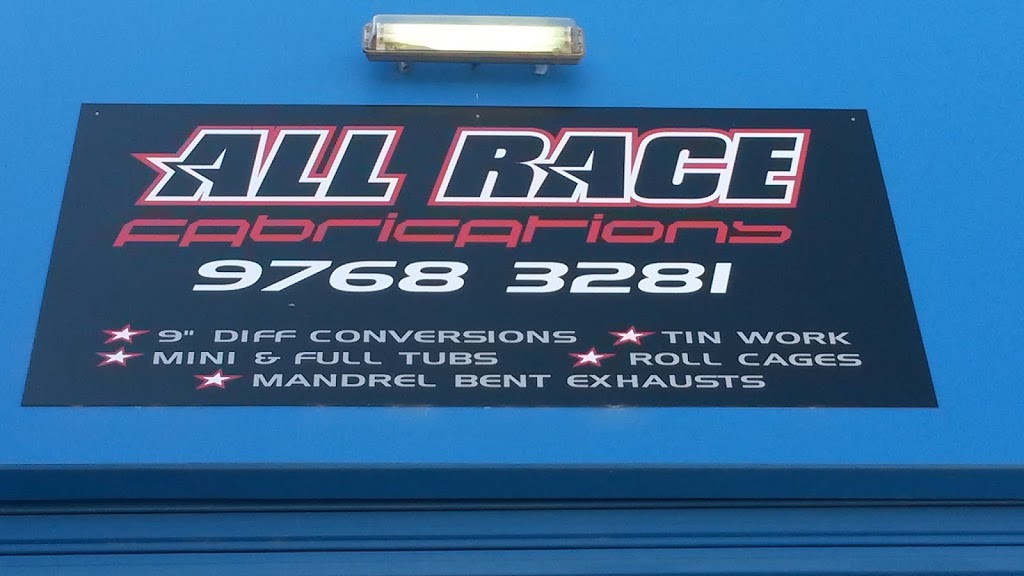 ALL Race Fabrications | car repair | 9 Astro Ct, Hallam VIC 3803, Australia | 0387863405 OR +61 3 8786 3405