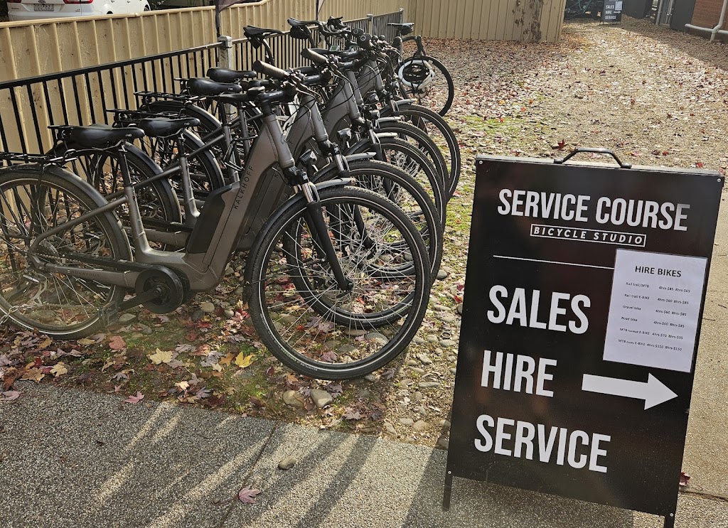 Service Course Bicycle Studio and Bike Hire | 3 Nicholson St, Porepunkah VIC 3740, Australia | Phone: 0419 149 323