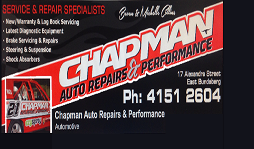 Chapman Auto Repairs & Performance | 17 Alexandra St, Bundaberg East QLD 4670, Australia | Phone: (07) 4151 2604