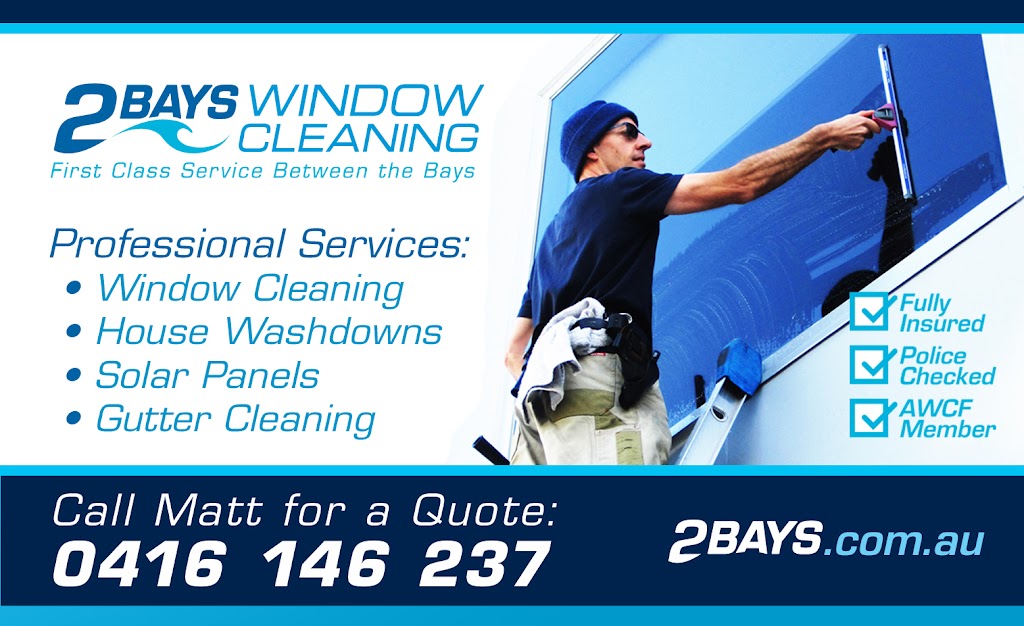 2 Bays Window Cleaning | 46 Robert St, Somerville VIC 3912, Australia | Phone: 0416 146 237