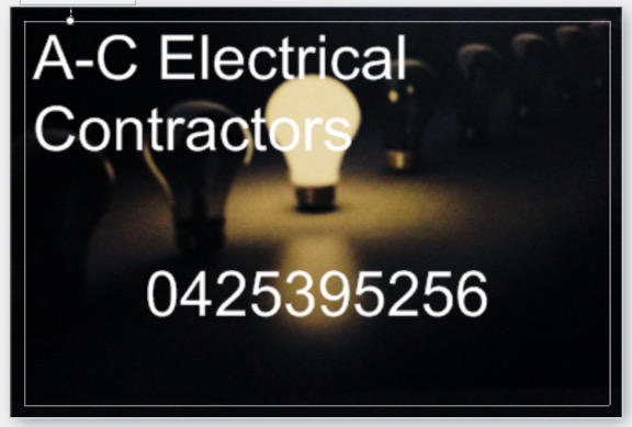 A-C Electrical Contractors | electrician | 29 Gordon Pl, Sellicks Beach SA 5174, Australia | 0425395256 OR +61 425 395 256