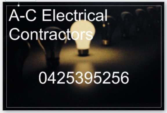 A-C Electrical Contractors | 29 Gordon Pl, Sellicks Beach SA 5174, Australia | Phone: 0425 395 256