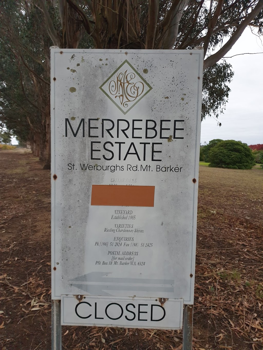 Merrebee Estate | Mount Barker WA 6323, Australia | Phone: (08) 9851 2424