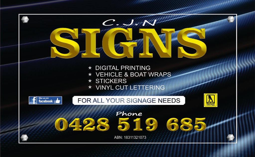 CJN Signs | store | 3 Frendon Parade, Mount Low QLD 4818, Australia | 0428519685 OR +61 428 519 685