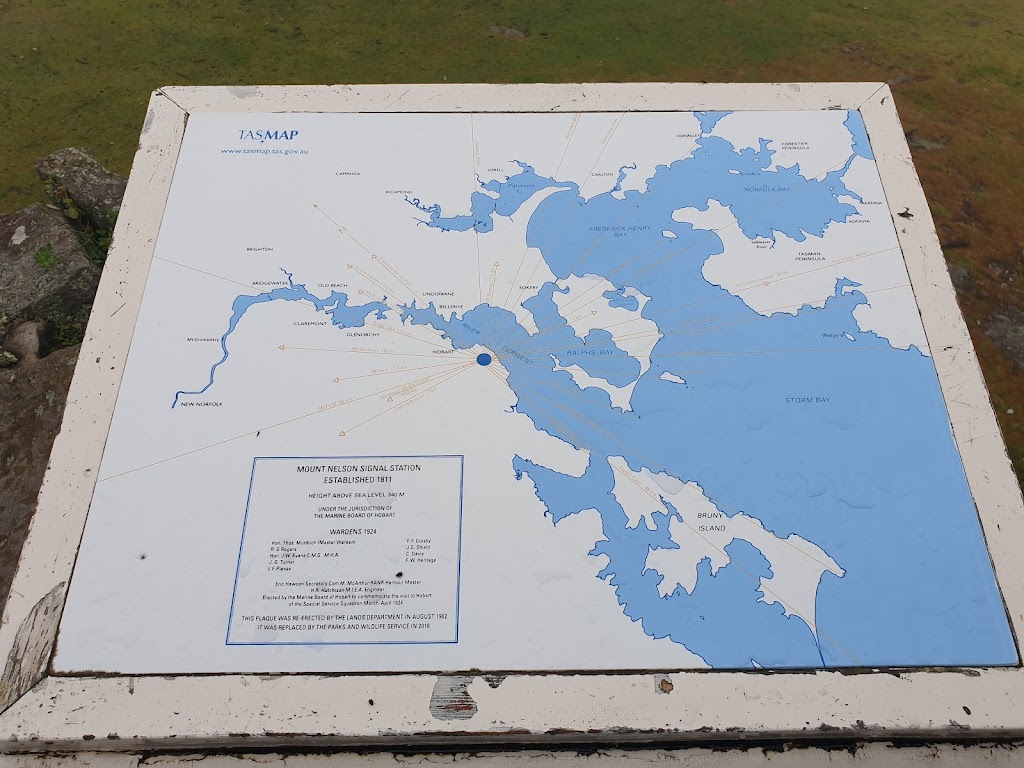 Mount Nelson Signal Station | 700 Nelson Rd, Mount Nelson TAS 7007, Australia | Phone: (03) 6223 3407