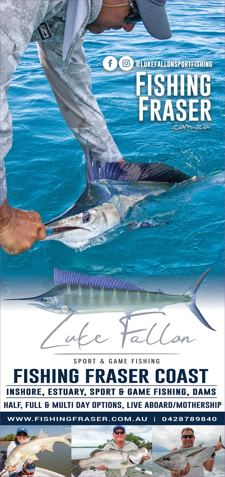Fishing Fraser with Luke Fallon Sport & Game Fishing |  | 6 Edgecumbe Cl, River Heads QLD 4655, Australia | 0428789840 OR +61 428 789 840