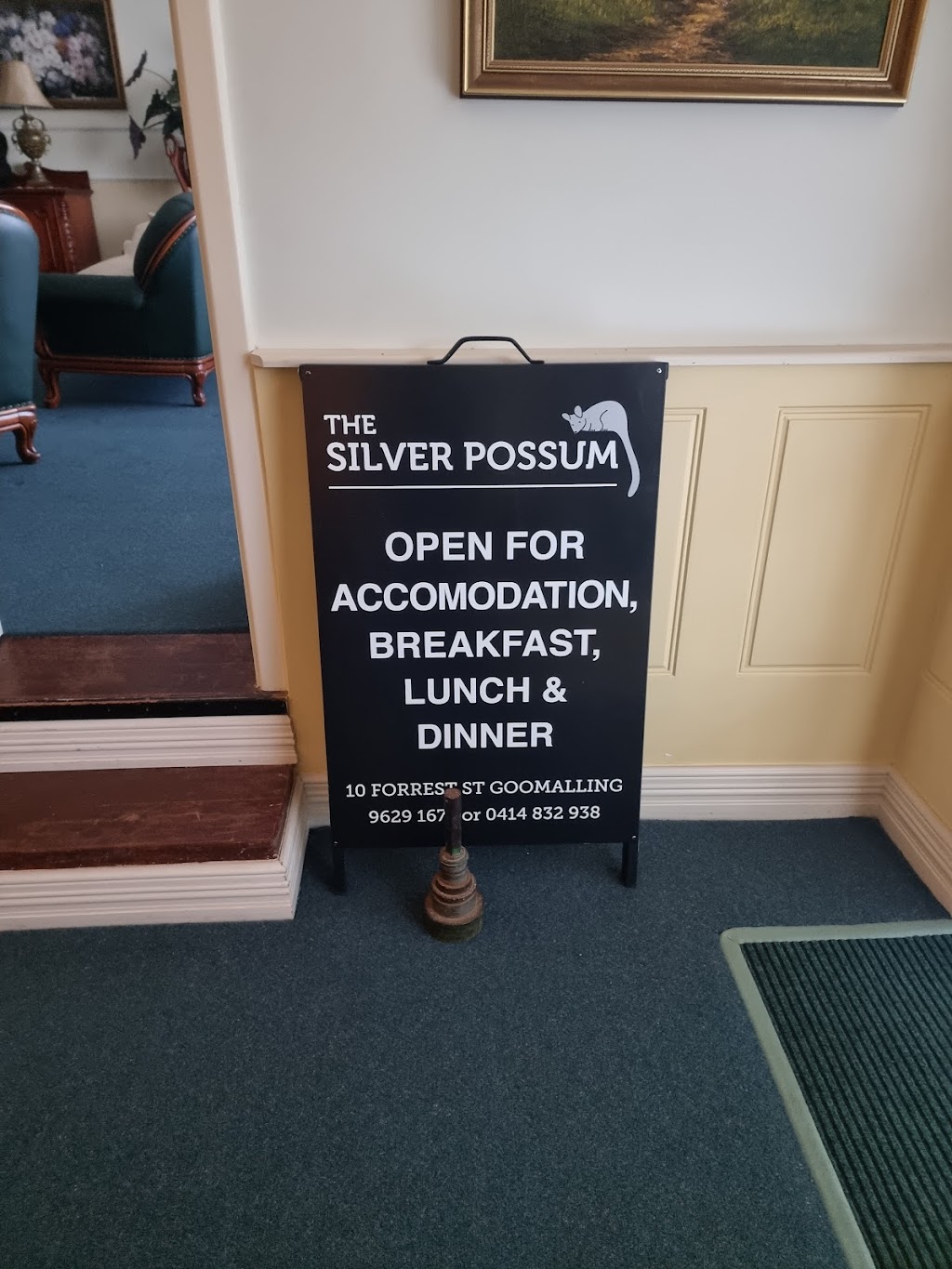 The silver possum | lodging | 10 Forrest St, Goomalling WA 6460, Australia | 0414832938 OR +61 414 832 938