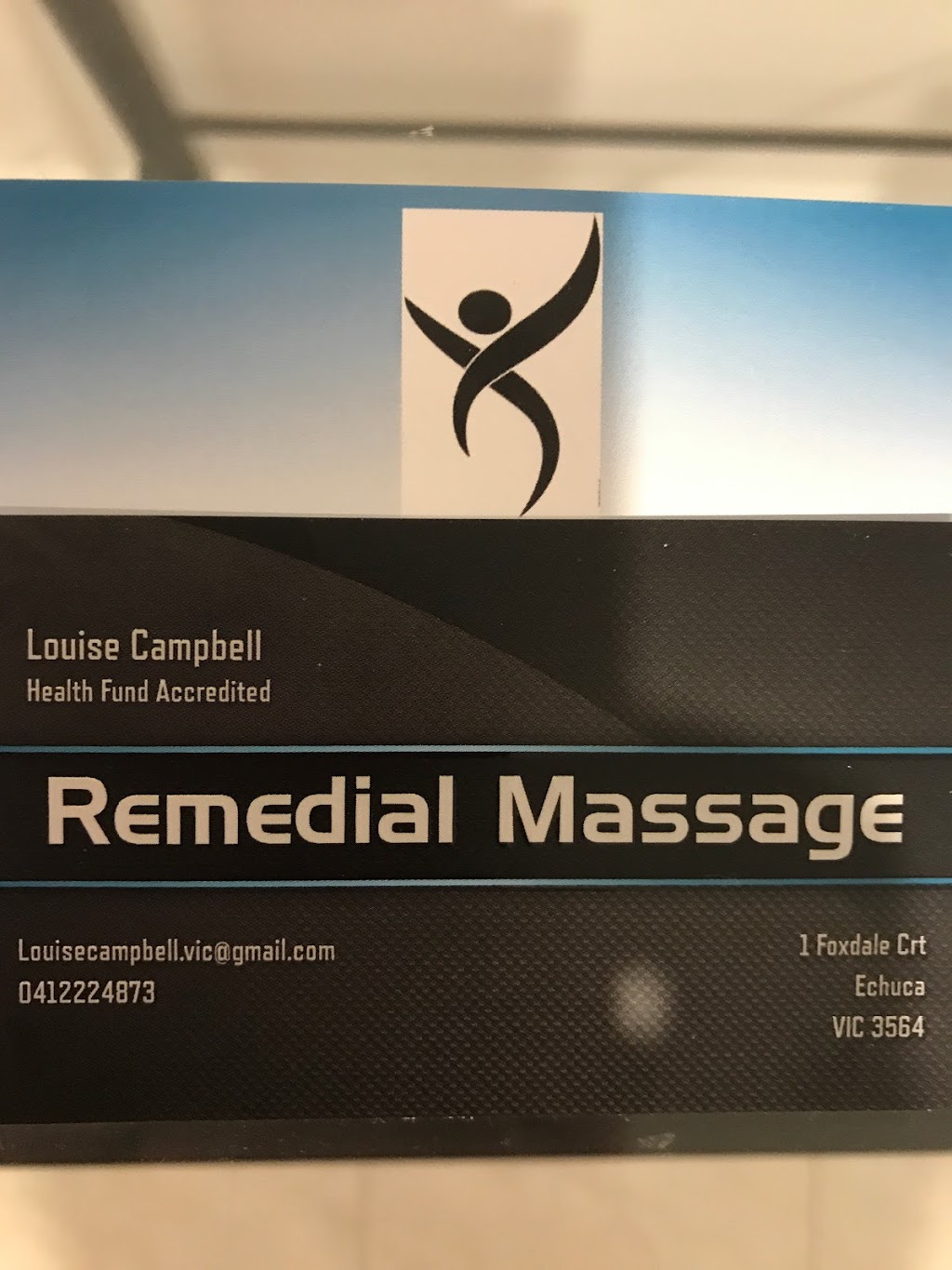 Louise Campbell Remedial Massage |  | 1 Foxdale Ct, Echuca VIC 3564, Australia | 0412224873 OR +61 412 224 873