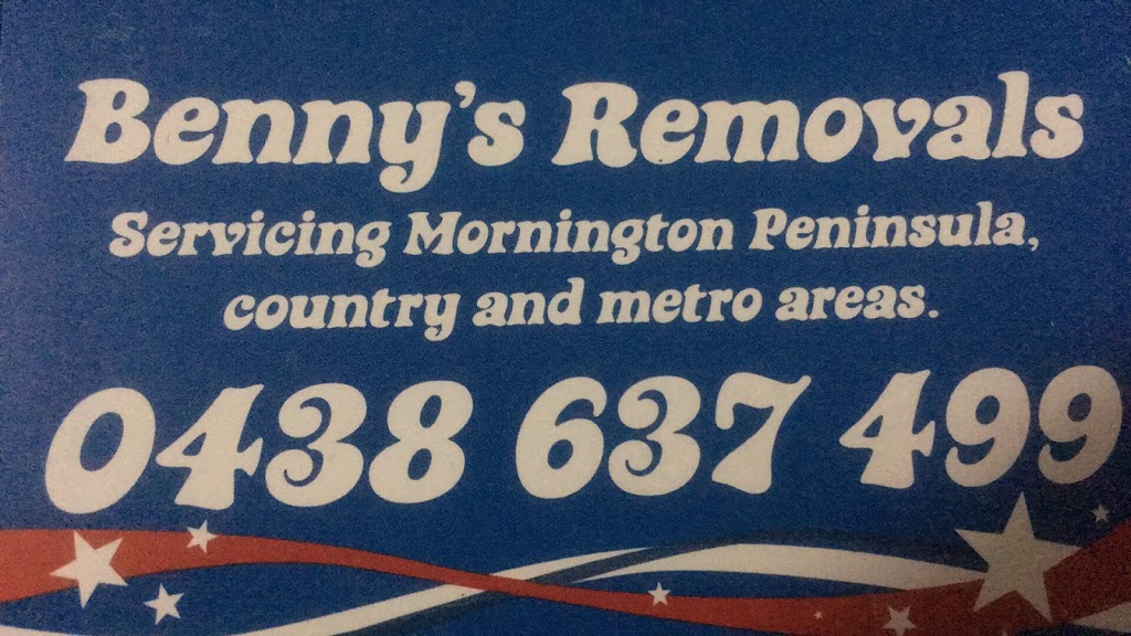 Benny’s Removals | moving company | 3 Almora Cl, Frankston VIC 3199, Australia | 0438637499 OR +61 438 637 499