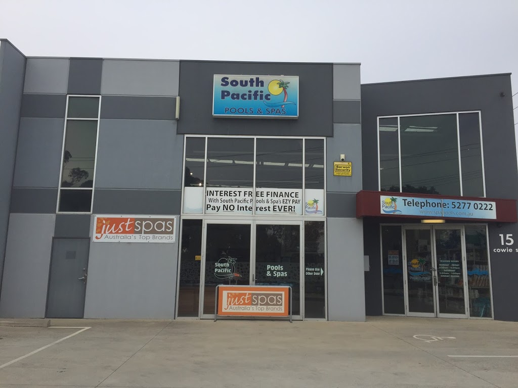 South Pacific Pools and Spas | 15 Cowie St, North Geelong VIC 3215, Australia | Phone: (03) 5277 0222