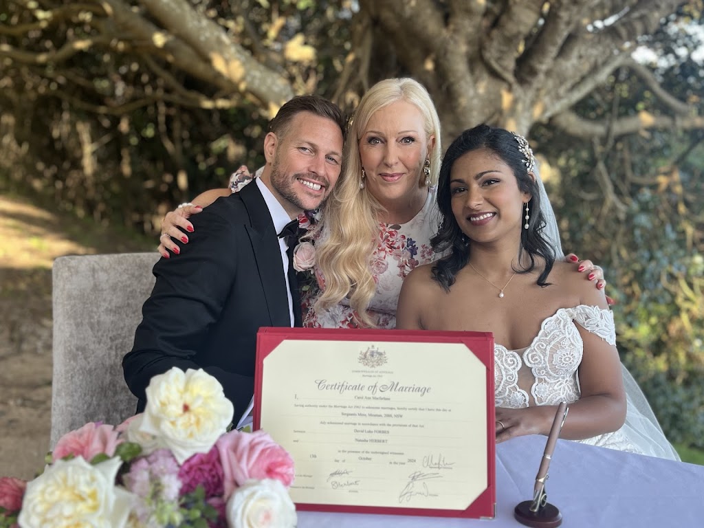 Sydney Wedding Celebrancy by Carol | 9 The Esplanade, Frenchs Forest NSW 2086, Australia | Phone: 0421 904 447
