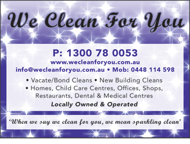 We Clean For You | 26/8 Munro Terrace, Mooroobool QLD 4870, Australia | Phone: 0448 114 598