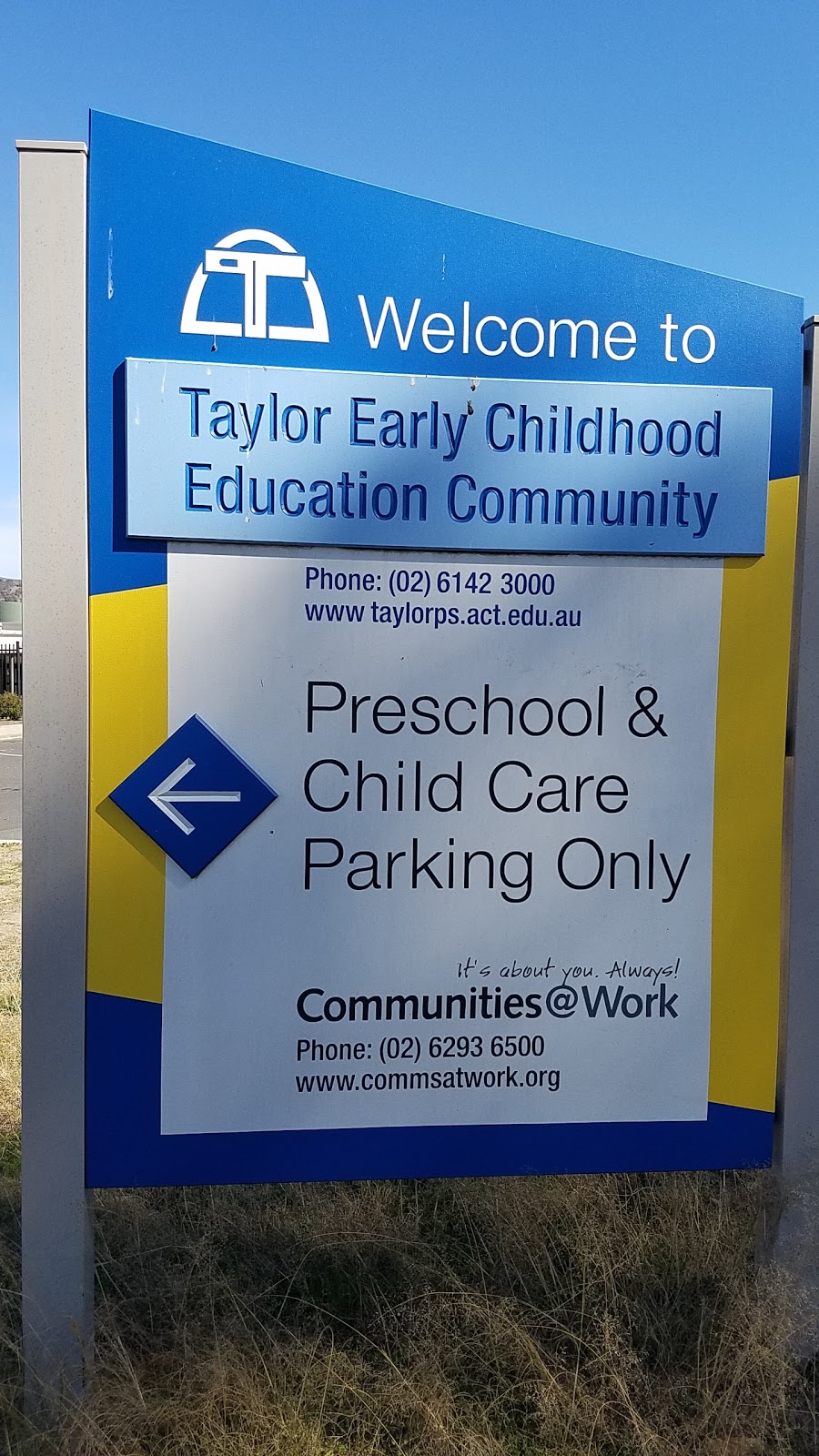 Communities at Work Taylor Child Care and Education Centre | 88 Marconi Cres, Kambah ACT 2902, Australia | Phone: (02) 6293 6326