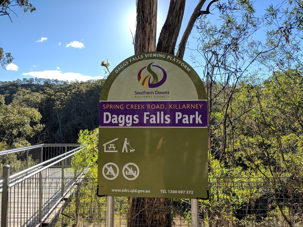 Dagg Falls Lookout | Spring Creek Rd, Killarney QLD 4373, Australia