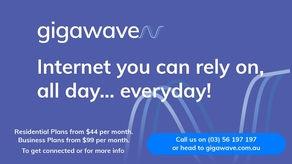 Gigawave Communications | point of interest | 89 Main Neerim Rd, Neerim South VIC 3831, Australia | 0356197197 OR +61 3 5619 7197