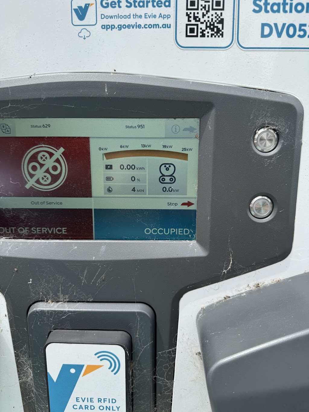 Evie Charging Station | 1 Old Waratah Rd, Fish Creek VIC 3959, Australia | Phone: 1300 463 843