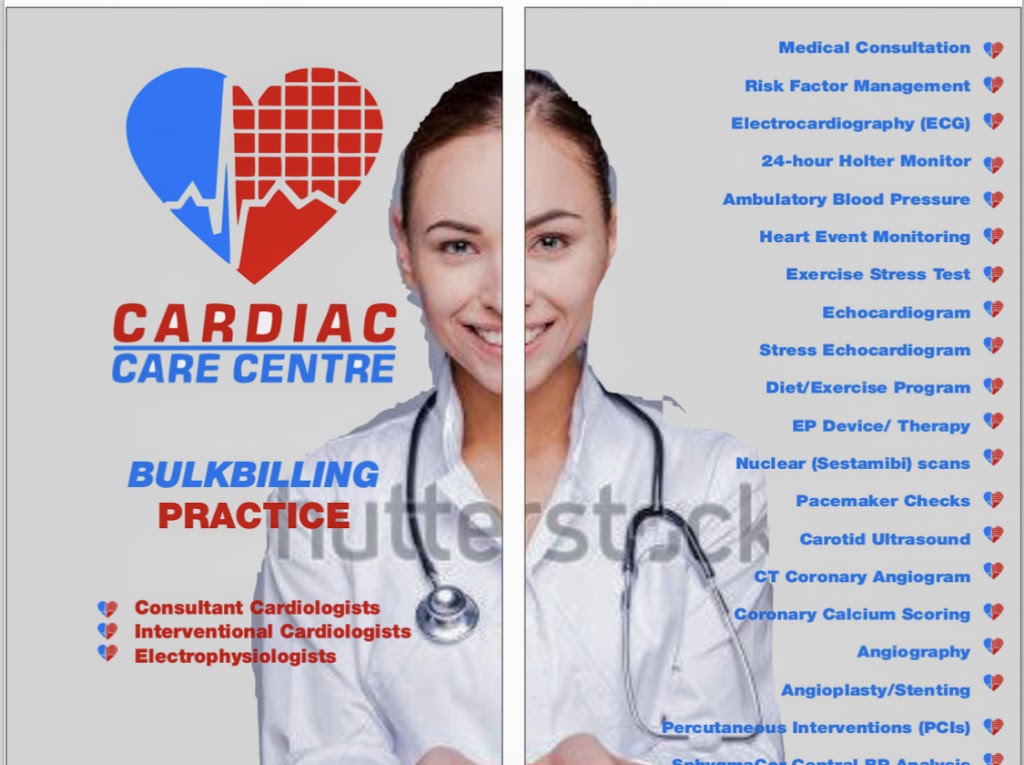 Cardiac Care Centre Wentworthville | doctor | 20A Station St, Wentworthville NSW 2145, Australia | 0297619288 OR +61 2 9761 9288