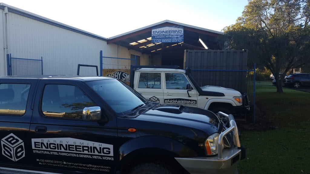 Barry Smith Engineering PTY Ltd. | 21 Wingara Dr, Coffs Harbour NSW 2450, Australia | Phone: (02) 6652 2310