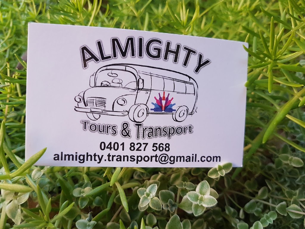 Almighty Tours and Transport |  | 5 Branxton St, Nulkaba NSW 2325, Australia | 0401827568 OR +61 401 827 568