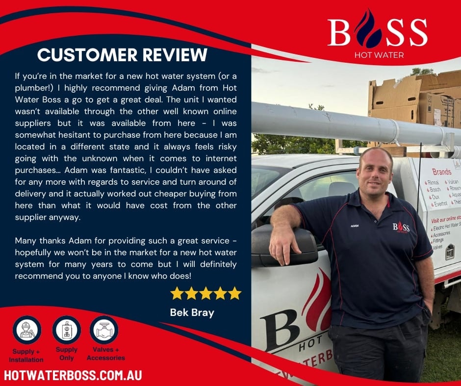 Hot Water Boss | 39-41 Bauer Dr, Mundoolun QLD 4285, Australia | Phone: 0415 272 227