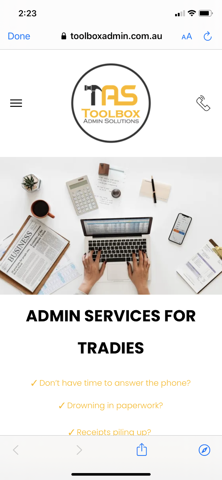 ToolBox Admin Solutions Pty Ltd | 37 Stanley St, Peakhurst NSW 2210, Australia | Phone: 0417 383 033