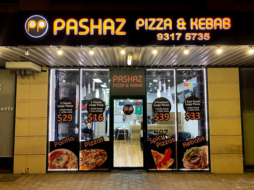 Pashaz Pizza & Kebab | restaurant | Shop6/287-309 Ballarat Rd, Footscray VIC 3011, Australia | 0448584036 OR +61 448 584 036