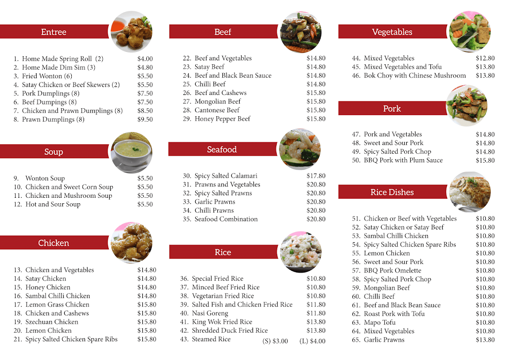 King Wok | meal takeaway | 206 High St, Ashburton VIC 3147, Australia | 0398859044 OR +61 3 9885 9044