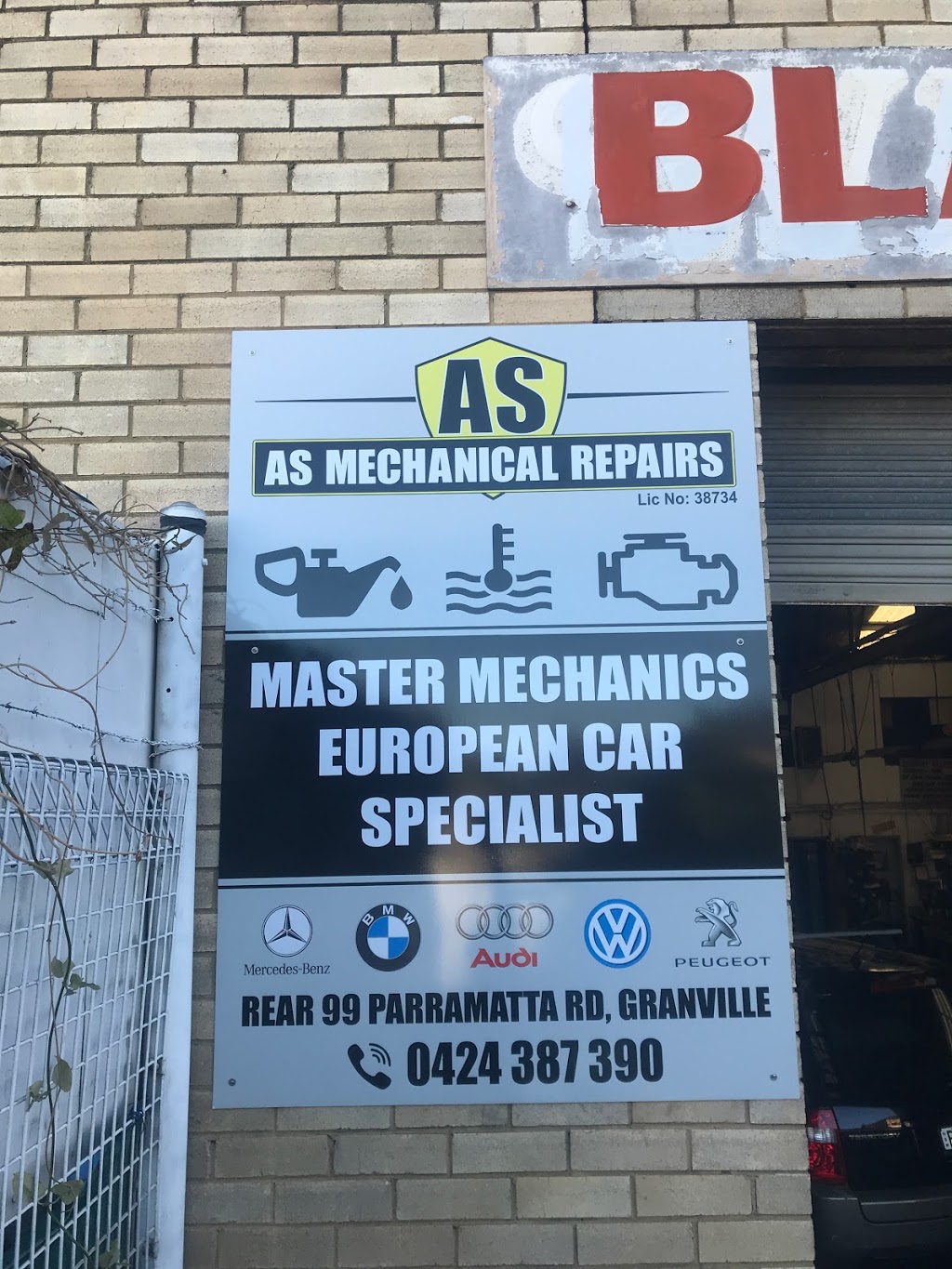 A.S. Mechanical Repairs | car repair | Rear, 99 Parramatta Rd, Granville NSW 2142, Australia | 0424387390 OR +61 424 387 390