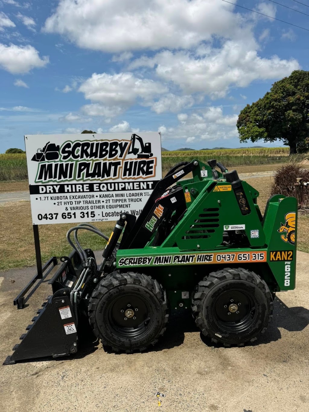 Scrubby Mini Plant Hire | 112 Old Pleystowe Rd, Walkerston QLD 4741, Australia | Phone: 0437 651 315