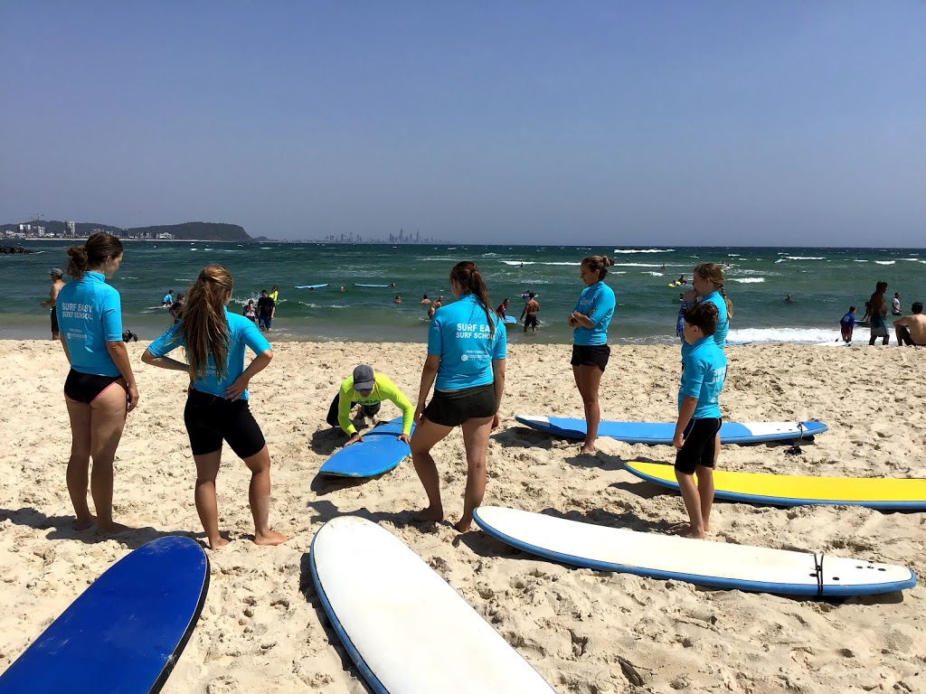 Surf Easy Surf School | Corner of Duringan St &, Pacific Parade, Currumbin QLD 4223, Australia | Phone: 0413 333 602