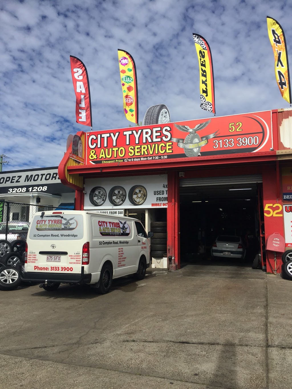 CITY TYRES & AUTO SERVICE PTY LTD | car repair | 1/52 Compton Rd, Woodridge QLD 4114, Australia | 0731333900 OR +61 7 3133 3900