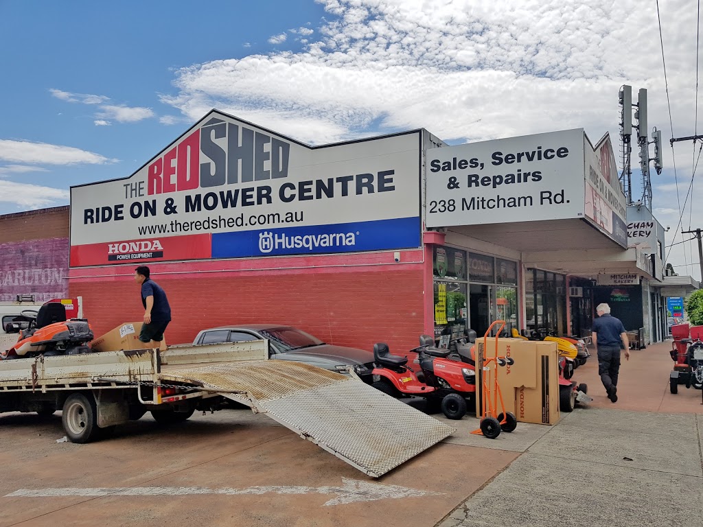 Melbournes Mower Centre - The Red Shed - Mitcham | store | 238 Mitcham Rd, Mitcham VIC 3132, Australia | 0398723132 OR +61 3 9872 3132