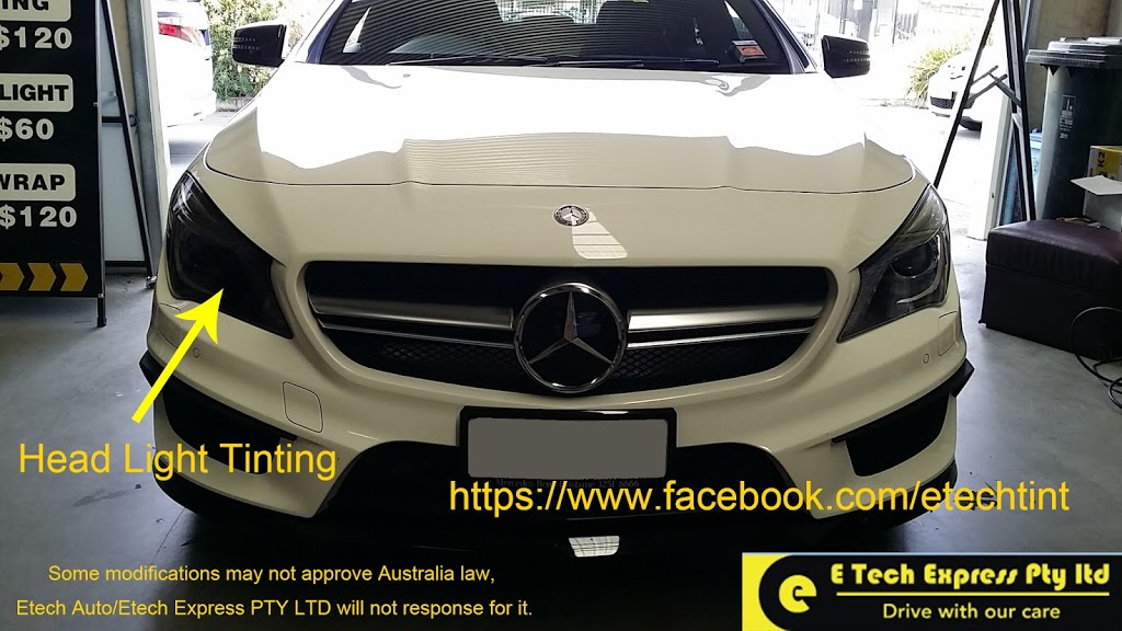 E Tech Express Tinting Detailing Car wash Paint Protection | 708 Boundary Rd, Coopers Plains QLD 4108, Australia | Phone: 0412 830 020