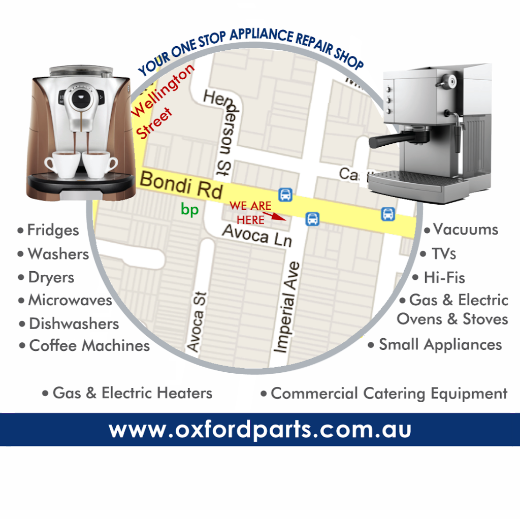 Oxford Appliances | 219 Bondi Rd, Bondi NSW 2026, Australia | Phone: (02) 9369 2229