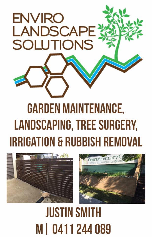 Enviro Landscape Solutions | 18 Echuca Pl, Cowra NSW 2794, Australia | Phone: 0411 244 089