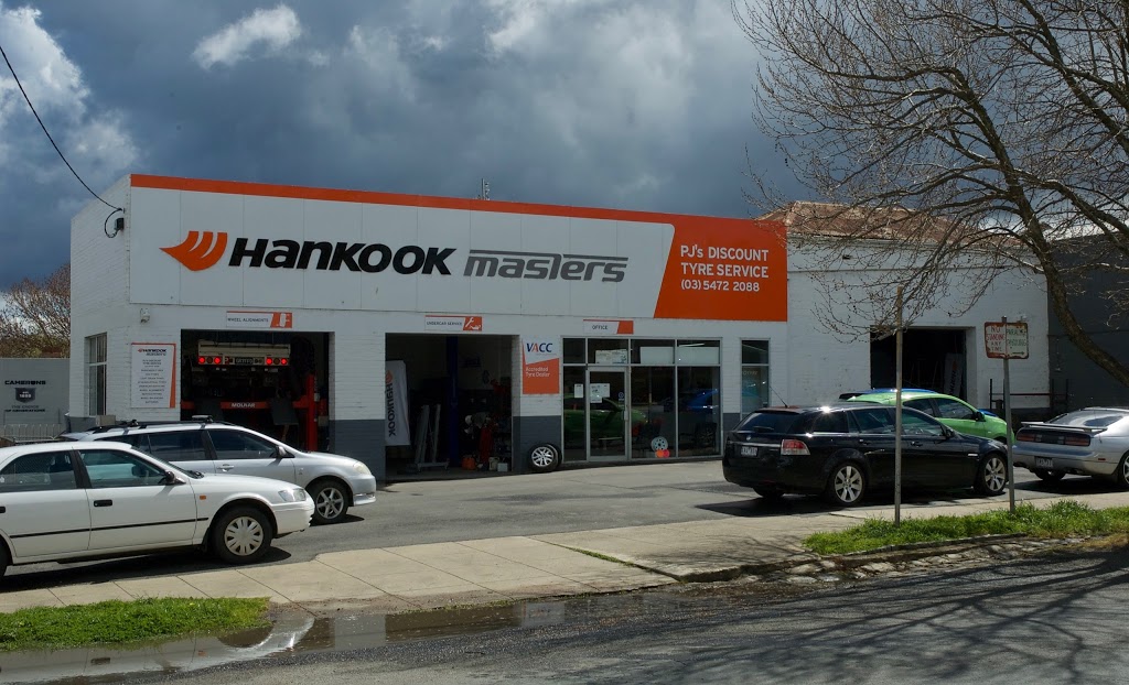 P.Js Discount Tyre Service | car repair | 271 Barker St, Castlemaine VIC 3450, Australia | 0354722088 OR +61 3 5472 2088