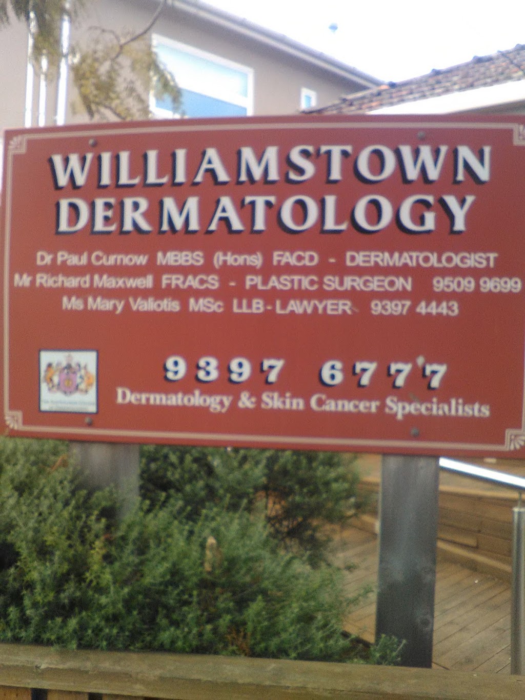 Williamstown Dermatology | doctor | 128 Douglas Parade, Williamstown VIC 3016, Australia | 0393976777 OR +61 3 9397 6777