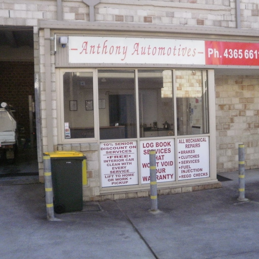 Anthony Automotives | car repair | 2/8 Bonnal Rd, Erina NSW 2250, Australia | 0243656611 OR +61 2 4365 6611