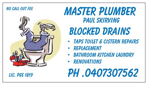 Paul Skirving Plumbing | plumber | 6 Yera Ct, Munno Para SA 5115, Australia | 0407307562 OR +61 407 307 562