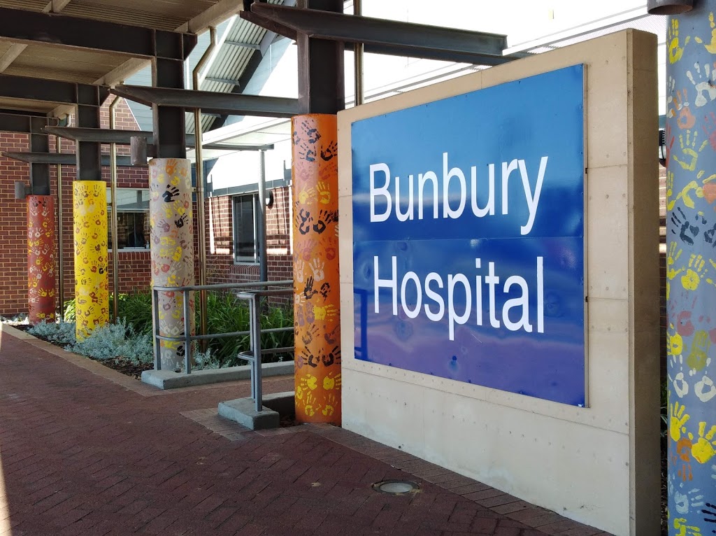 Bunbury Hospital at South West Health Campus | hospital | Bussell Highway (cnr Robertson Drive), Bunbury WA 6230, Australia | 0897221000 OR +61 8 9722 1000