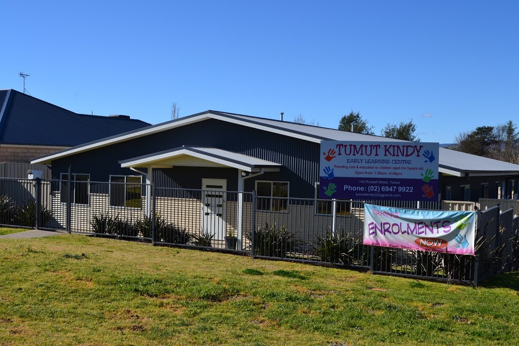 Tumut Kindy Early Learning Centre |  | 142 Russell St, Tumut NSW 2720, Australia | 0269479922 OR +61 2 6947 9922