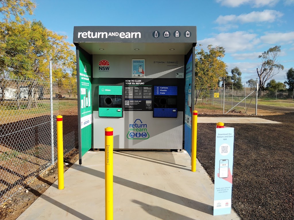Narromine Waste Facility Return and Earn Machine | 156 Gainsborough Rd, Narromine NSW 2821, Australia | Phone: 1800 290 691