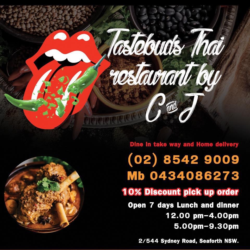 Tastebuds Thai In Seaforth | restaurant | 2/544 Sydney Rd, Seaforth NSW 2092, Australia | 0285429009 OR +61 2 8542 9009