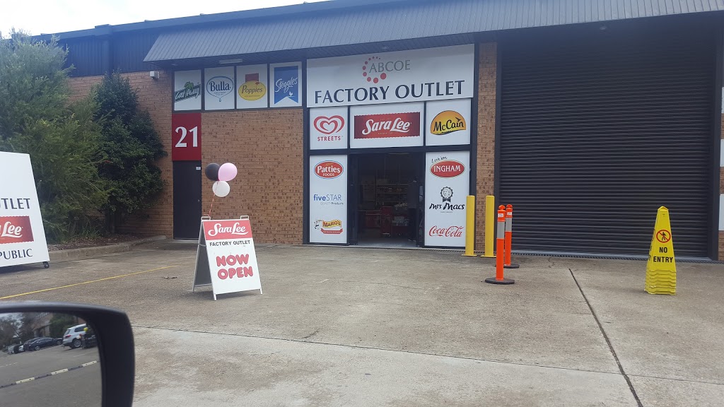 ABCOE Factory Outlet Castle Hill - Party Food Pantry | home goods store | 8 Gladstone Rd, Castle Hill NSW 2154, Australia | 0296802124 OR +61 2 9680 2124